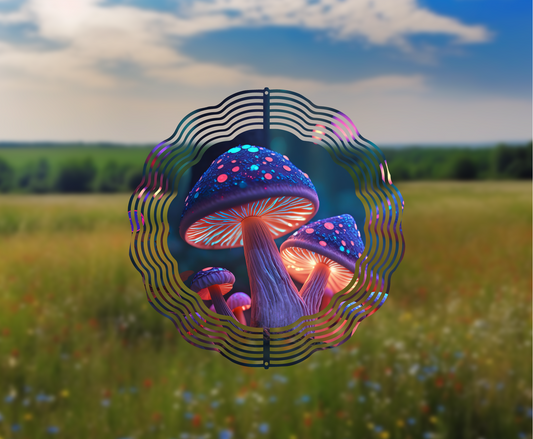 Mushroom 8" Wind Spinner
